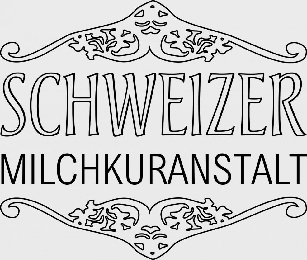 Logoentwicklung für  Schweizer Milchkuranstalt Fürstenwall Biergarten 