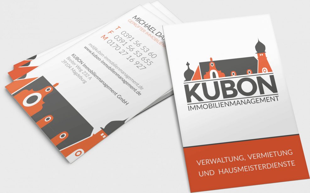 Visitenkarten für  KUBON Immobilienmanagement GmbH 