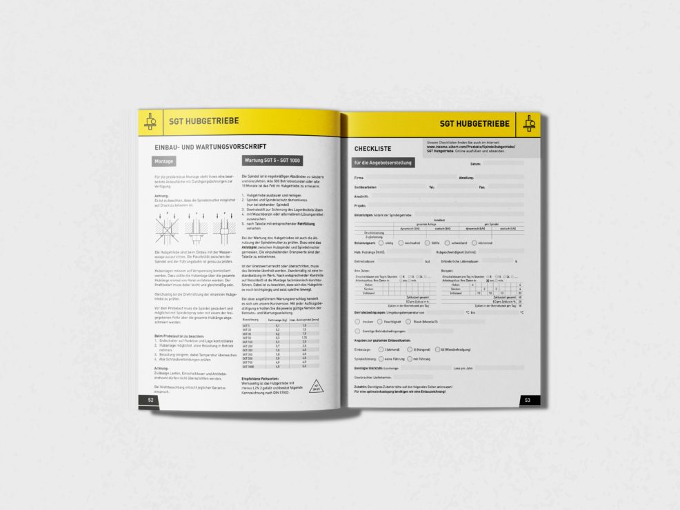 Katalog für  INKOMA Maschinenbau GmbH 