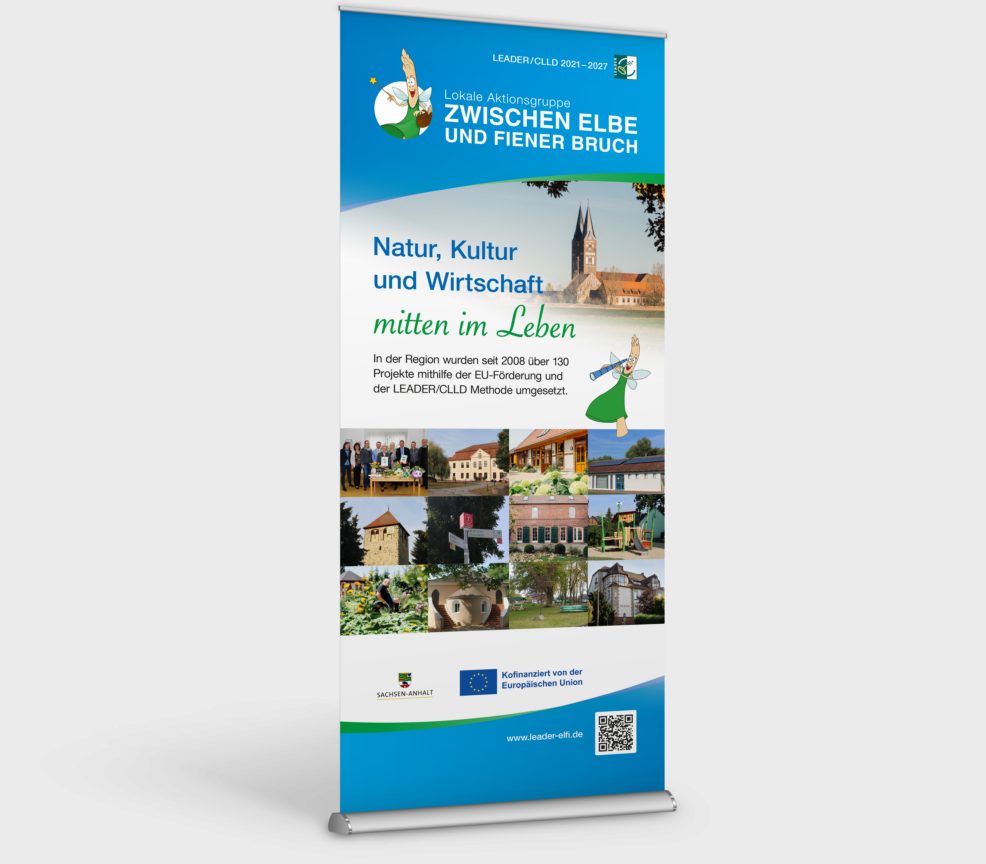 Roll-Up für  Regionalentwicklung Zwischen Elbe und Fiener Bruch e.V. 